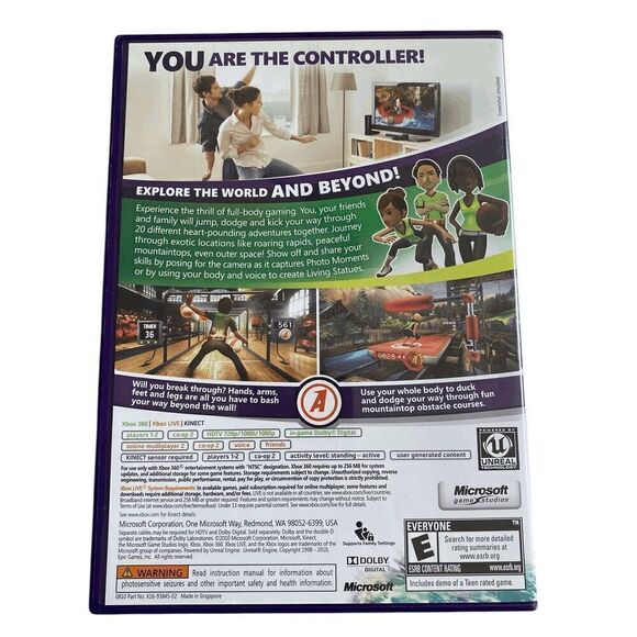 Kinect Adventures Xbox 360 CIB Complete Tested - Picture 2 of 4